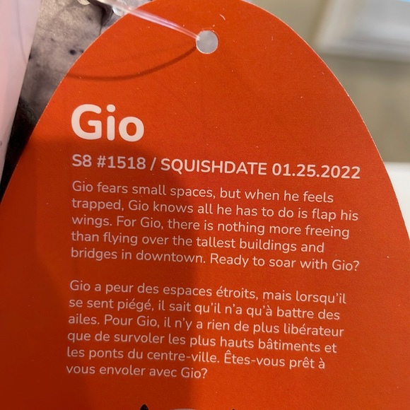 ⚡️NWT 8” Gio the Gargoyle Halloween Squishmallow - Picture 4 of 4